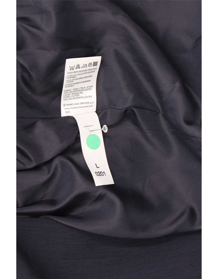 Marks & Spencer Chaqueta tipo blazer para mujer UK 40 Grande Poliéster azul marino