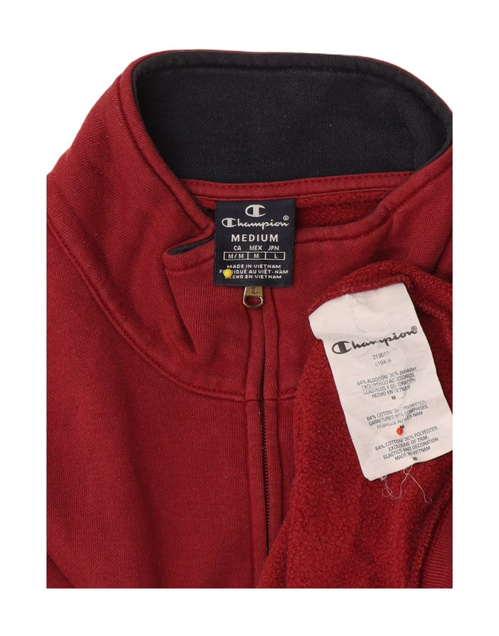 Champion Chaqueta De Chándal Para Hombre De Algodón Rojo Medio
