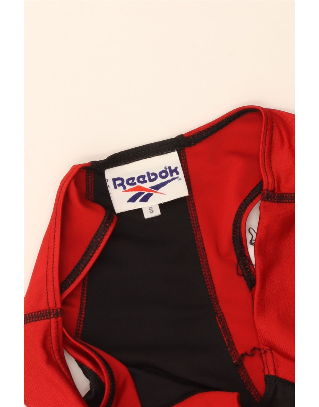 Reebok Traje de baño para mujer UK 40 Pequeño Negro Colorblock Poliéster