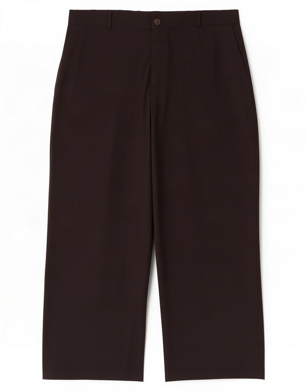 Zara Pantalones Chinos De Pierna Ancha Y Cintura Alta Para Mujer 2XL W34 L29 Poliéster Negro