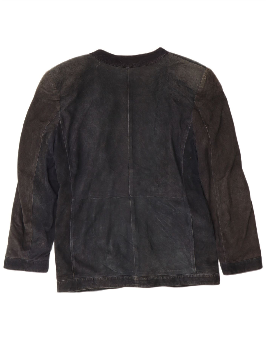 Nazareno Gabrielli Chaqueta de ante para mujer IT 44 Medium Azul marino