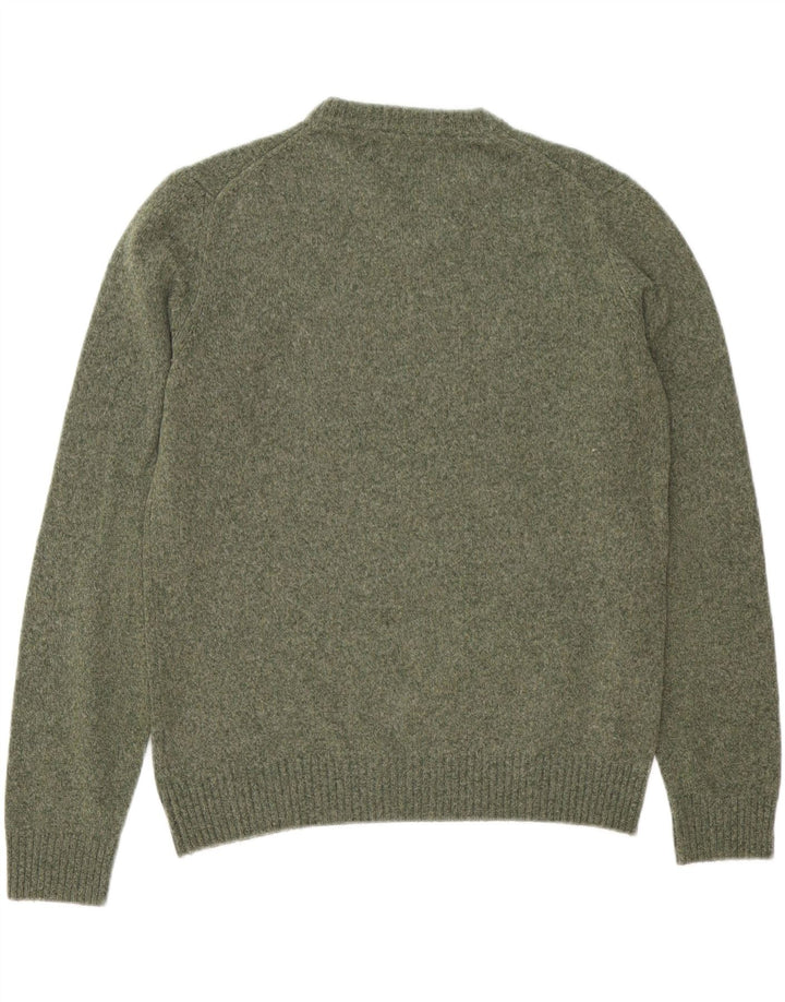 MARLBORO CLASSICS Jersey con cuello en V para hombre Verde medio