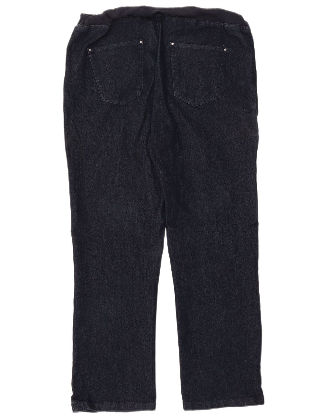 COTTON TRADERS Vaqueros rectos para mujer UK 14 Medium W30 L27 Azul marino Algodón