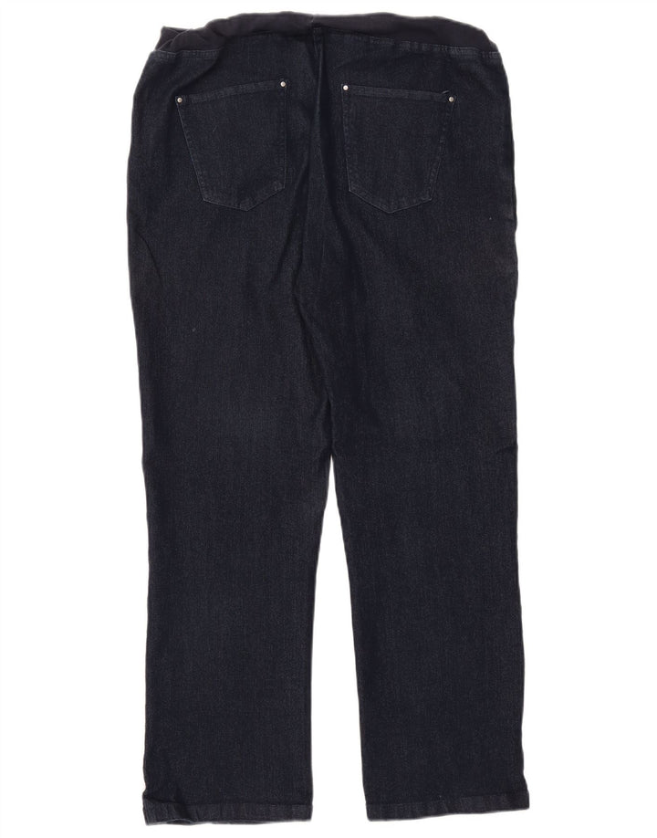 COTTON TRADERS Vaqueros rectos para mujer UK 14 Medium W30 L27 Azul marino Algodón