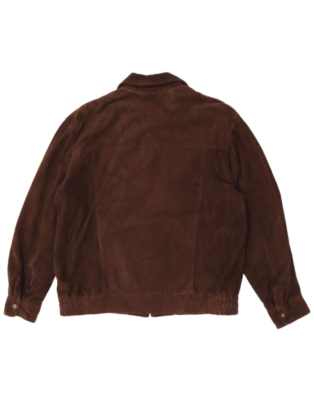 Poggiani Mirella Chaqueta de ante para hombre IT 50 Cuero marrón grande