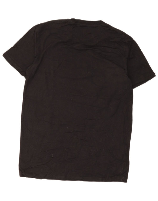 Volcom Camiseta gráfica para hombre Top Small Black Cotton