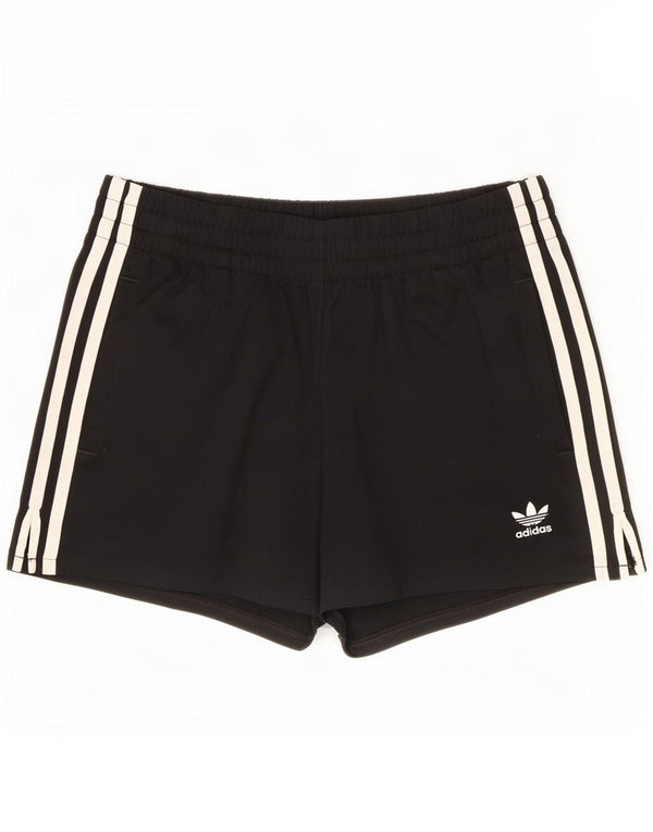 Adidas Pantalones cortos deportivos para mujer UK 10 Small Black Poliéster