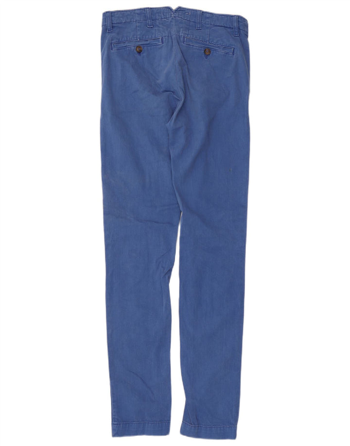 JACK WILLS Pantalones chinos ajustados para mujer UK 8 Small W28 L29 Azul