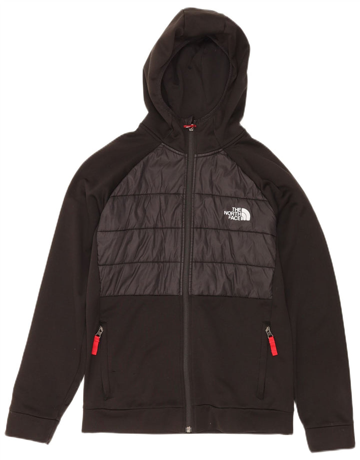 THE NORTH FACE Suéter con capucha y cremallera para niños 14-15 años XL Bloque de color negro