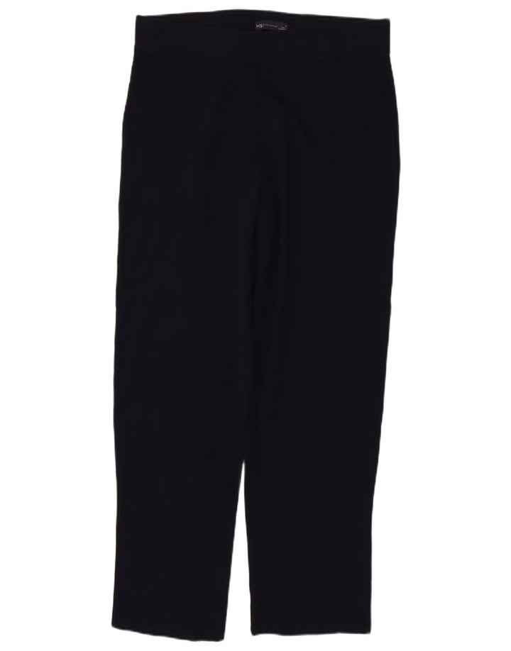 Marks & Spencer Pantalones cortavientos para mujer UK 46 Large Azul marino Algodón