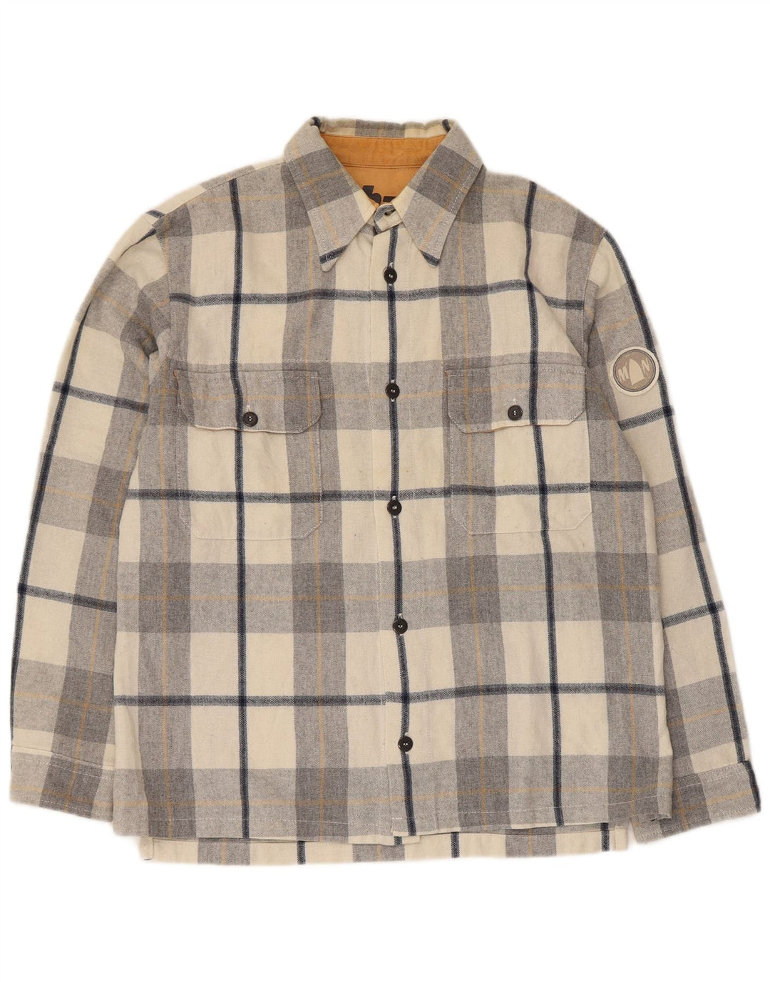 Murphy & Nye Camisa De Franela Para Hombre Acrílico A Cuadros Multicolores Pequeños