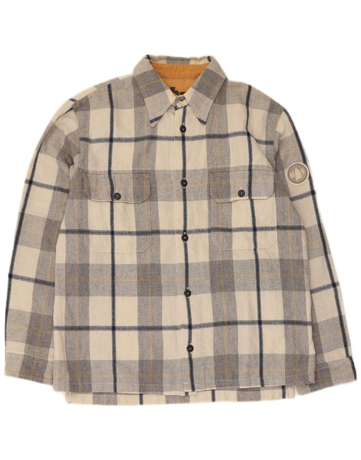 Murphy & Nye Camisa De Franela Para Hombre Acrílico A Cuadros Multicolores Pequeños
