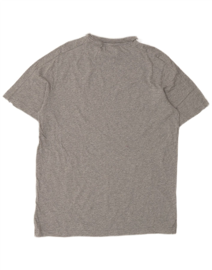 Camiseta Adidas Hombre Top Algodón Gris Medio