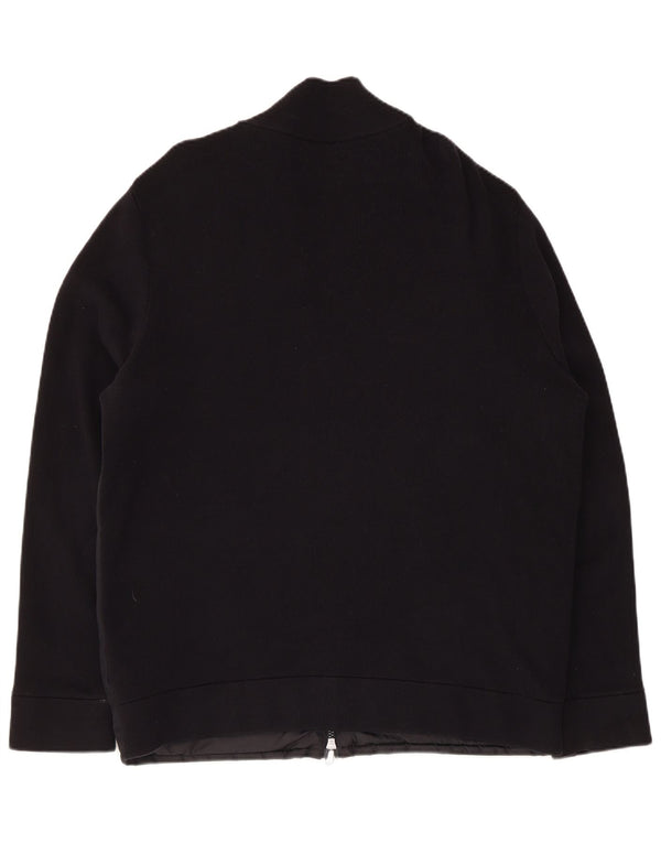 Massimo Dutti Cazadora Bomber Hombre UK 42 XL Algodón Negro