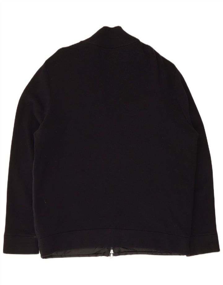 Massimo Dutti Cazadora Bomber Hombre UK 42 XL Algodón Negro