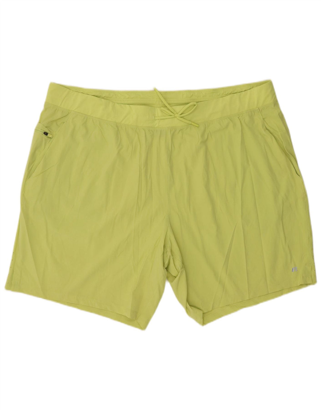 Russell Athletic Pantalones cortos deportivos para hombre 3XL Poliéster amarillo
