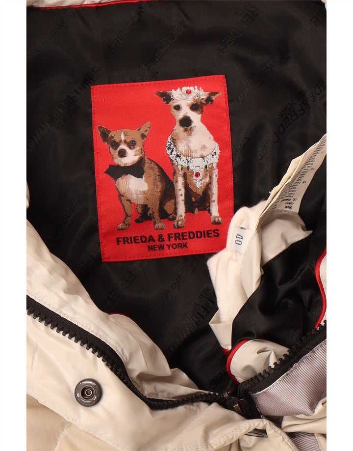 FRIEDA & FREDDIES Chaleco Acolchado Mujer EU 40 Medio Beige Poliéster