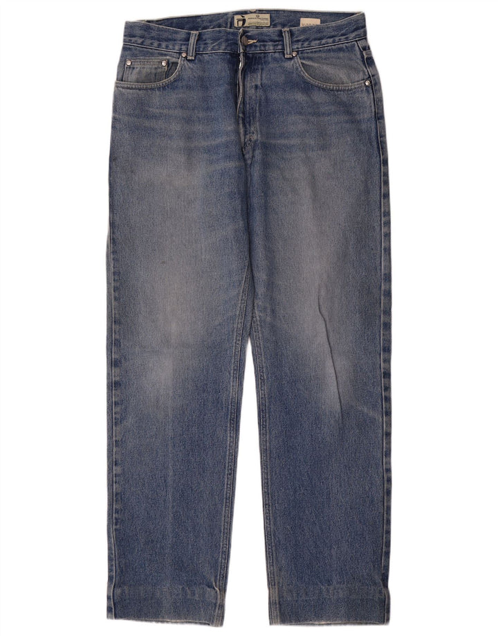 SERGIO TACCHINI Vaqueros rectos para hombre W34 L32 Algodón azul