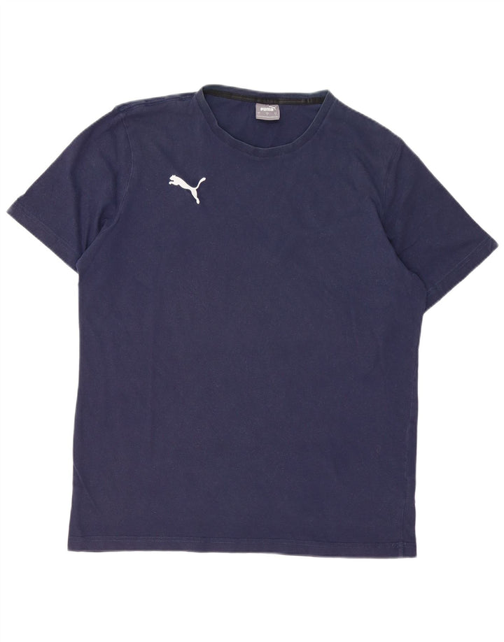 Camiseta Puma Hombre Top Grande Azul Marino Algodón
