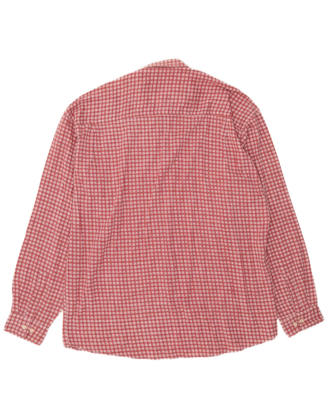Lerros Camisa De Franela Hombre 2XL Algodón A Cuadros Rojos