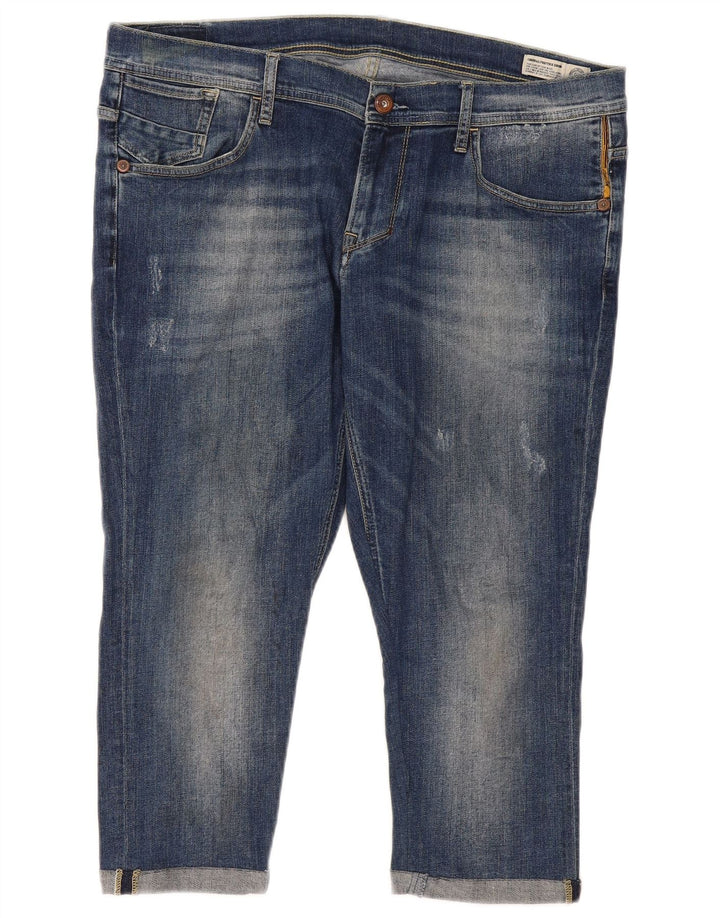 Meltin' Pot Capri Jeans para mujer W38 L22 Algodón azul