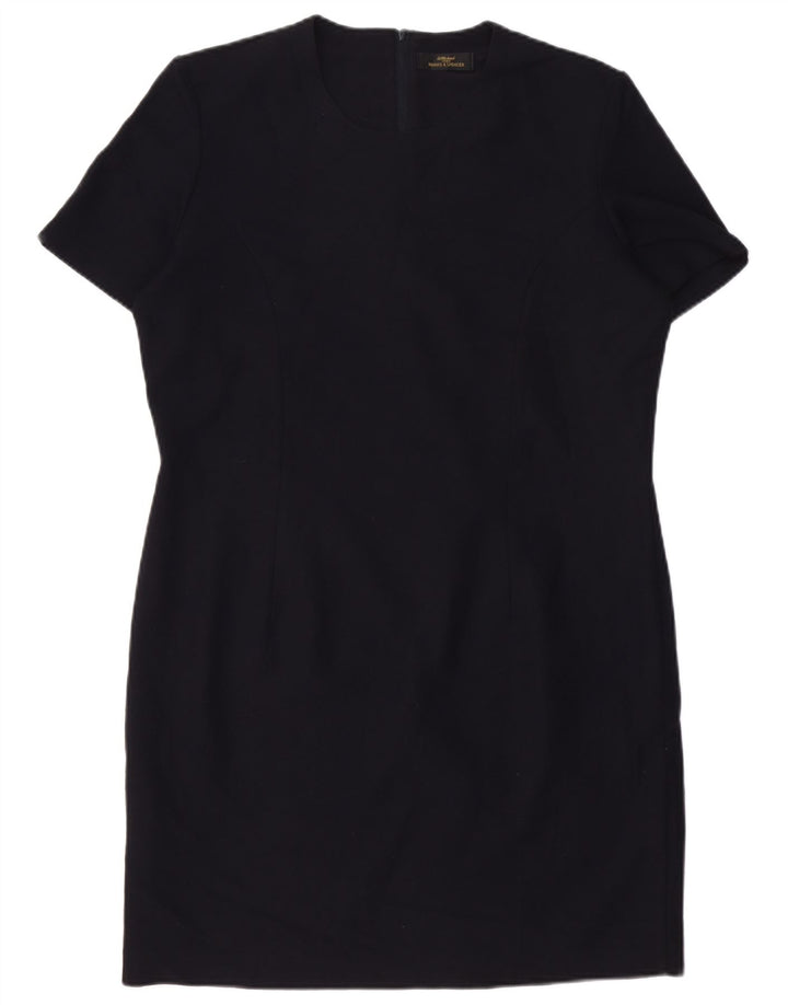 Marks & Spencer Vestido recto para mujer UK 40 XL Negro