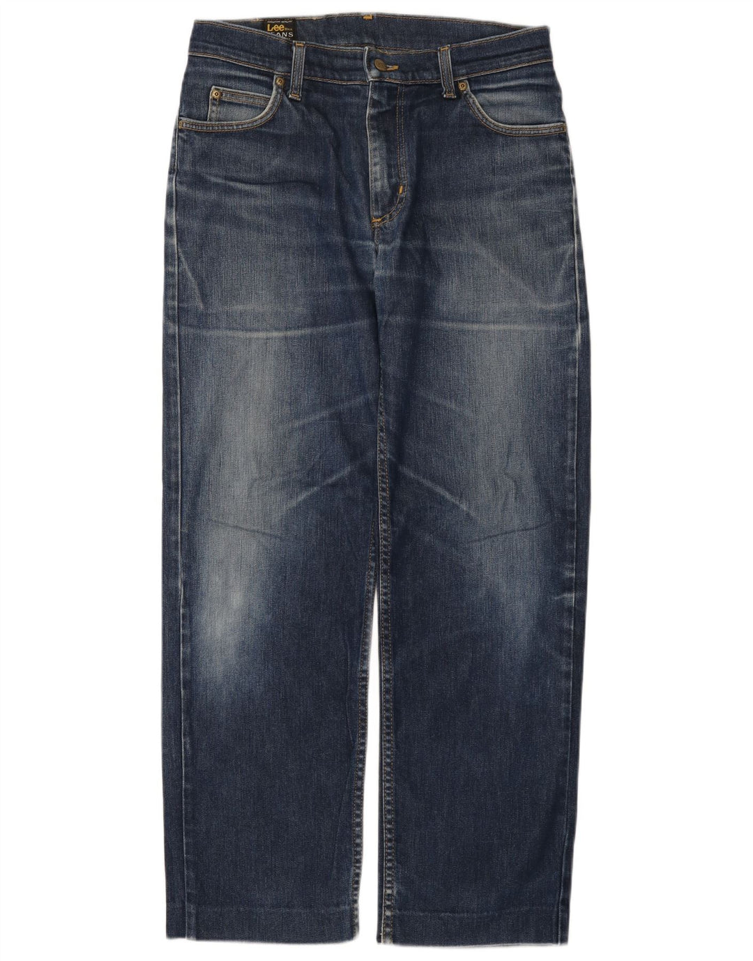 Lee Vaqueros Rectos Brooklyn Para Hombre W32 L30 Algodón Azul