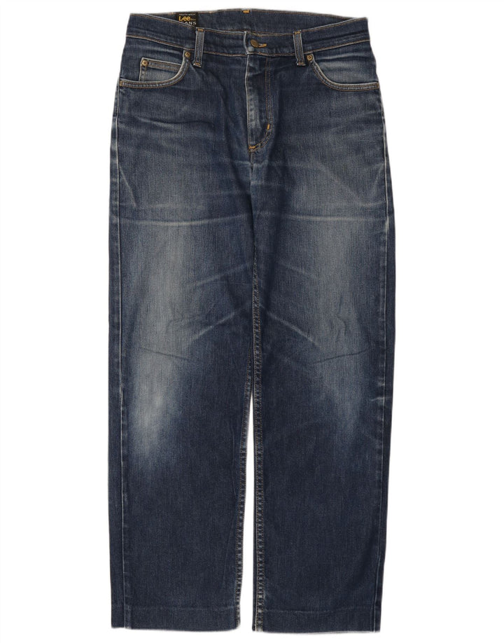 Lee Vaqueros Rectos Brooklyn Para Hombre W32 L30 Algodón Azul