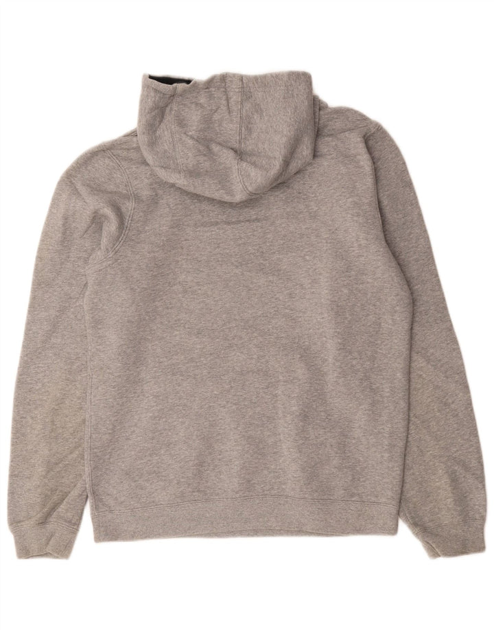 Nike Jersey con capucha gráfica para hombre, talla pequeña, algodón gris