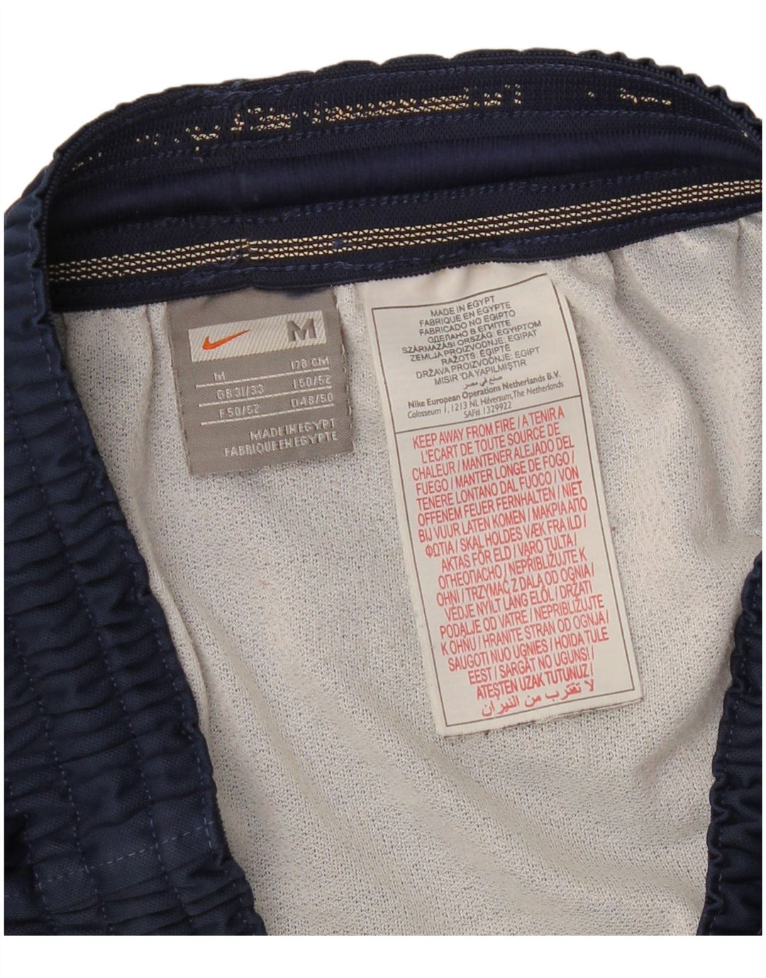 Pantalones cortos deportivos NIKE para hombre medio azul marino poliéster