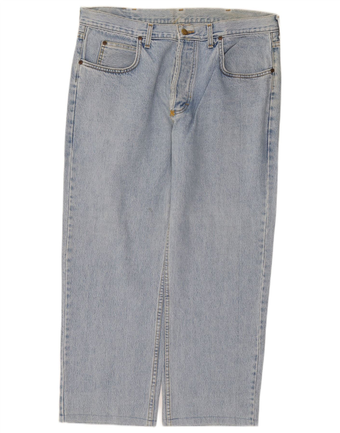 Lee Vaqueros Rectos Chicago Para Hombre W38 L27 Algodón Azul