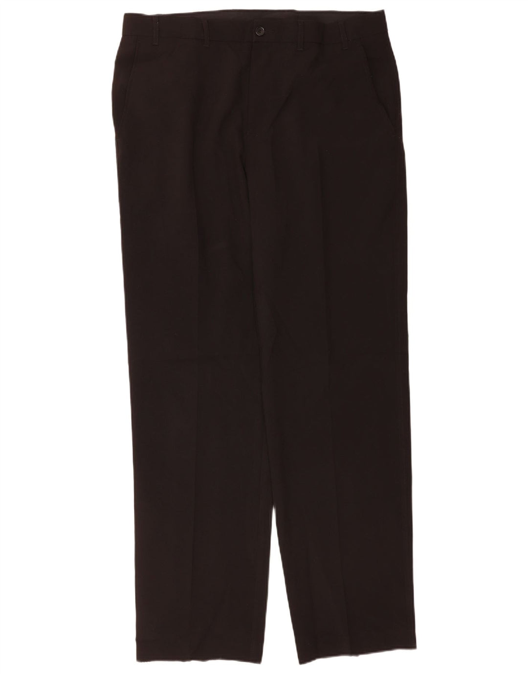 Marks & Spencer Pantalones chinos rectos a medida para hombre W36 L33 Negro