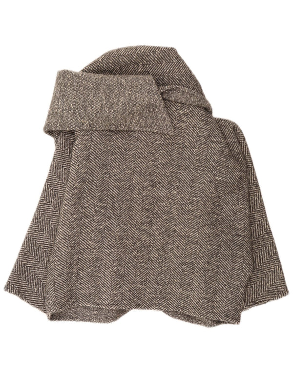 Vintage mujer chaqueta bolero de gran tamaño Reino Unido 16 gran espiga gris