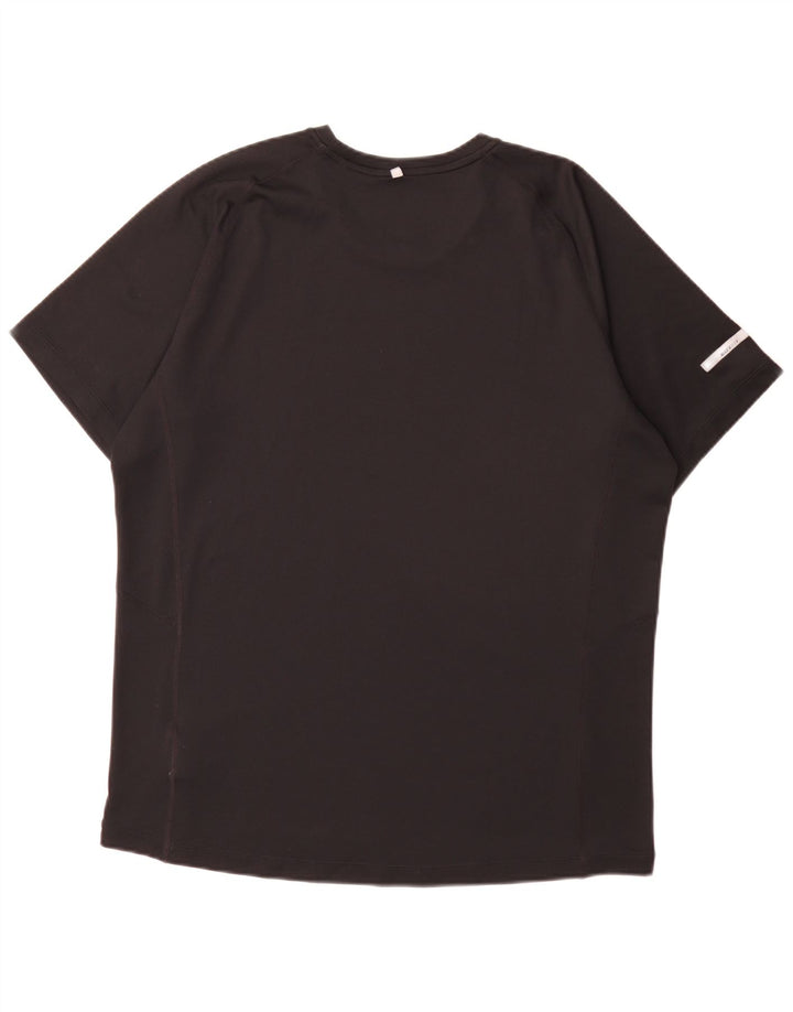 Nike - Camiseta Dri Fit para hombre, talla grande, poliéster negro