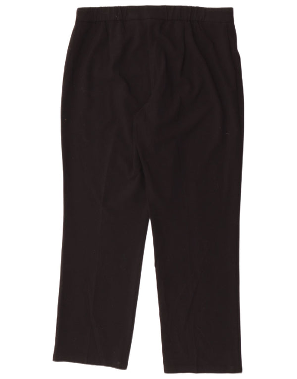 Marks & Spencer Pantalones de traje ajustados para mujer UK 46 Large W34 L28 Negro
