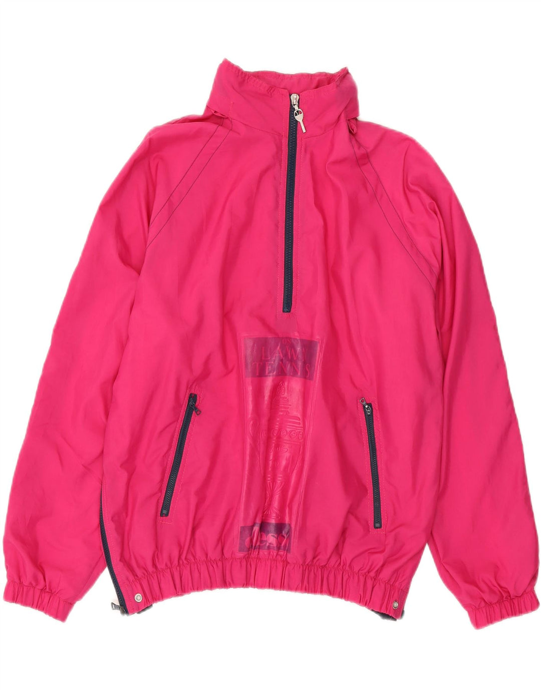 Ellesse - Chaqueta impermeable con capucha para hombre, talla 38, color rosa medio