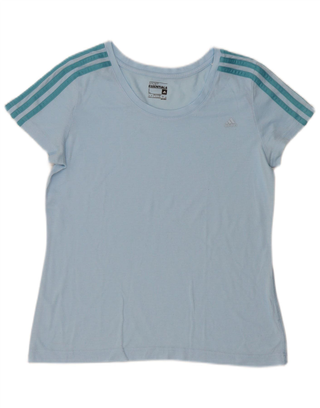 Adidas Camiseta Mujer Top UK 16/18 Large Azul