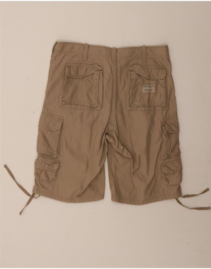 JMC Pantalones cortos cargo para hombre IT 50 Large W34 Algodón marrón