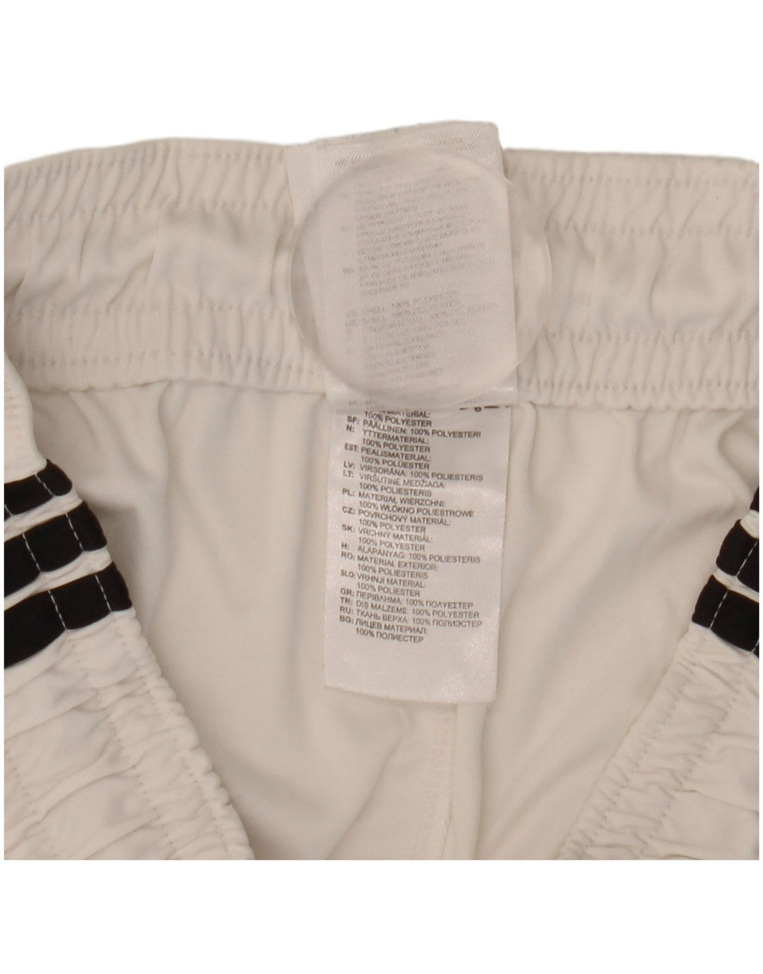 Adidas Hombre Pantalones Cortos Deportivos Pequeño Poliéster Blanco
