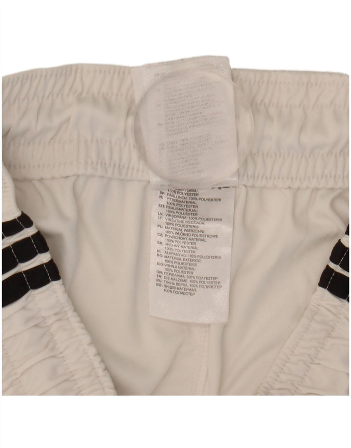 Adidas Hombre Pantalones Cortos Deportivos Pequeño Poliéster Blanco