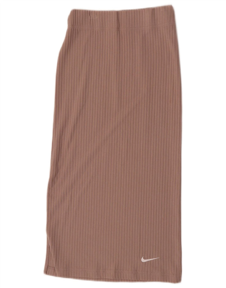 Falda midi Nike Mujer XS W26 Beige