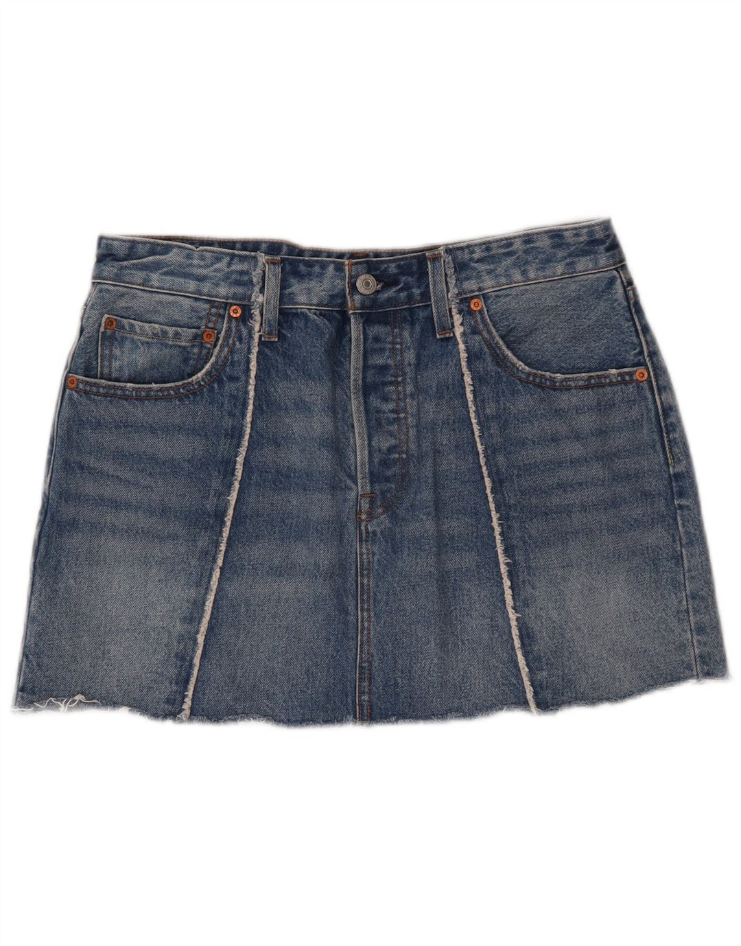 Minifalda Vaquera Levi's Mujer W30 Algodón Azul Medio