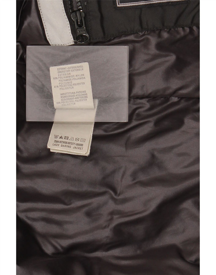 Refrigiwear Chaqueta acolchada para mujer UK 12 Mediana Poliamida negra