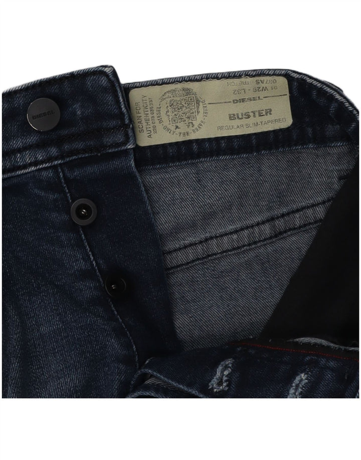 DIESEL Vaqueros Buster Regular Slim Tapered para Hombre W29 L32 Azul