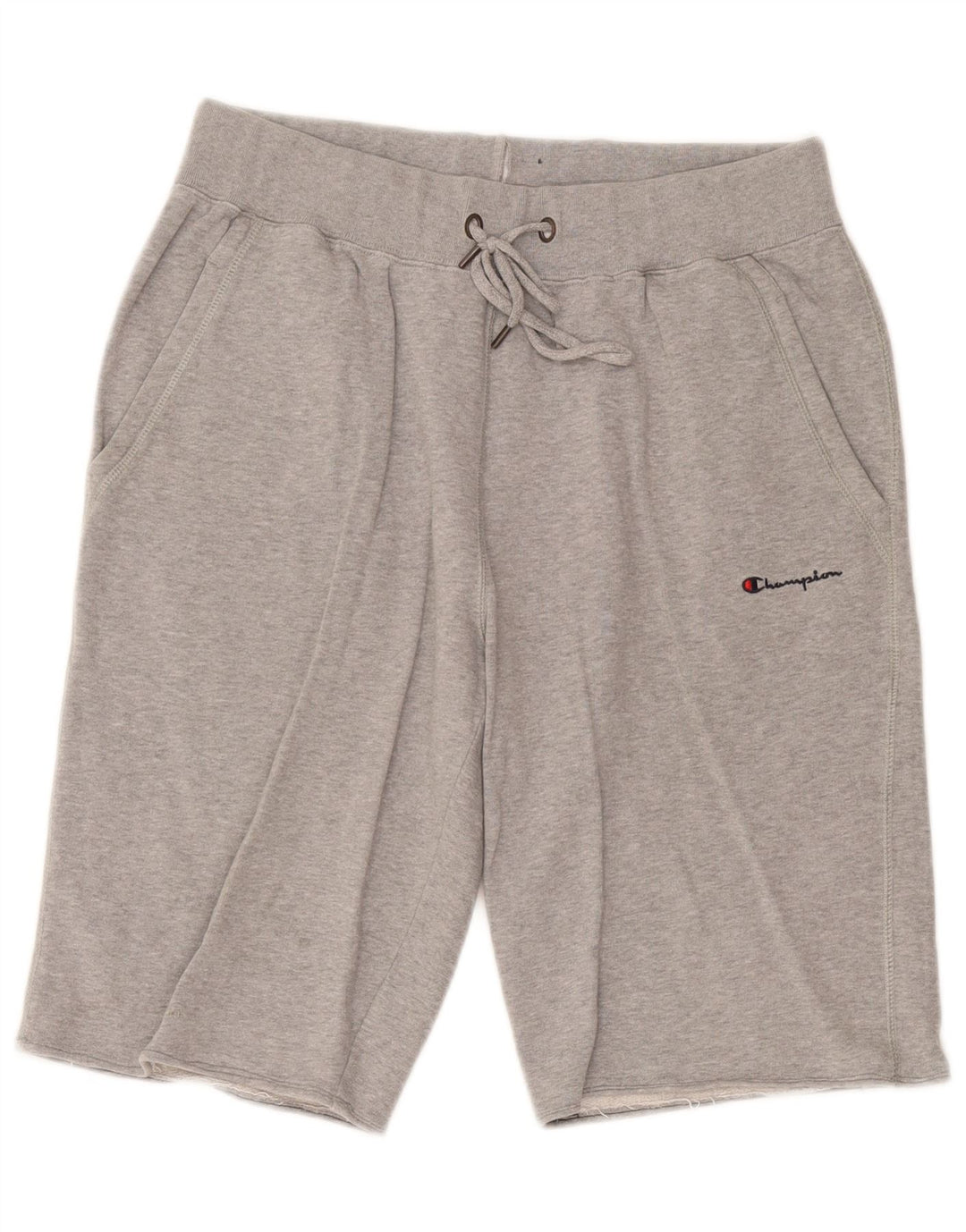 Champion Pantalones cortos deportivos para hombre de algodón moteado gris grande