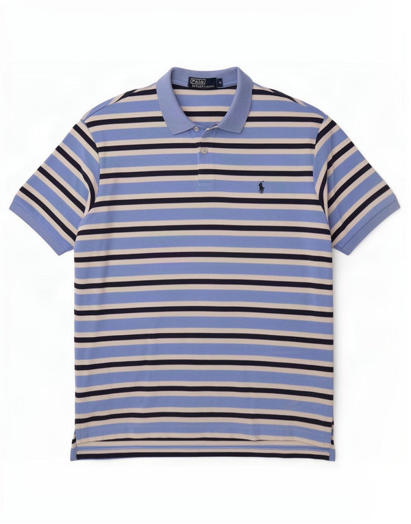 Polo Ralph Lauren Polo para hombre de algodón a rayas azul medio