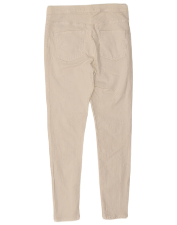 Marks & Spencer Womens Jegging Jeans UK 12 Medium W28 L27 White Cotton