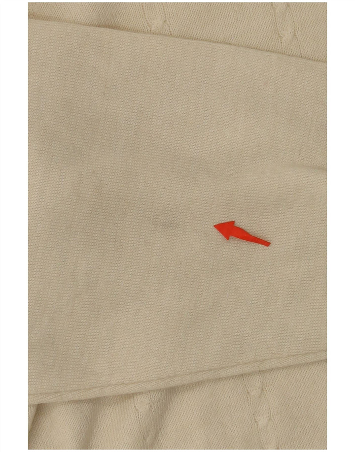 BIBO Jersey con cuello en V para mujer IT 50 XL Lana blanca