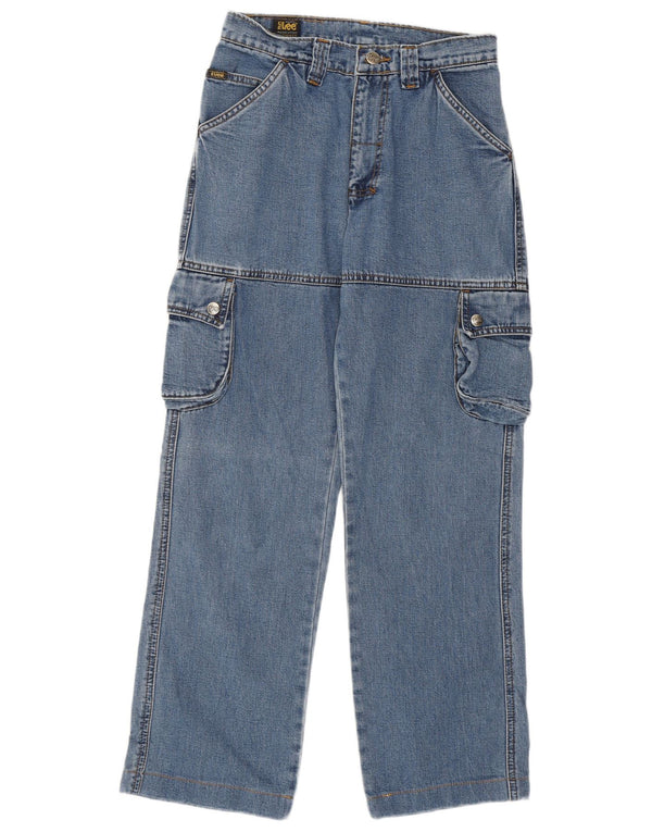 Vaqueros Lee Cargo Rectos Mujer W27 L27 Algodón Azul