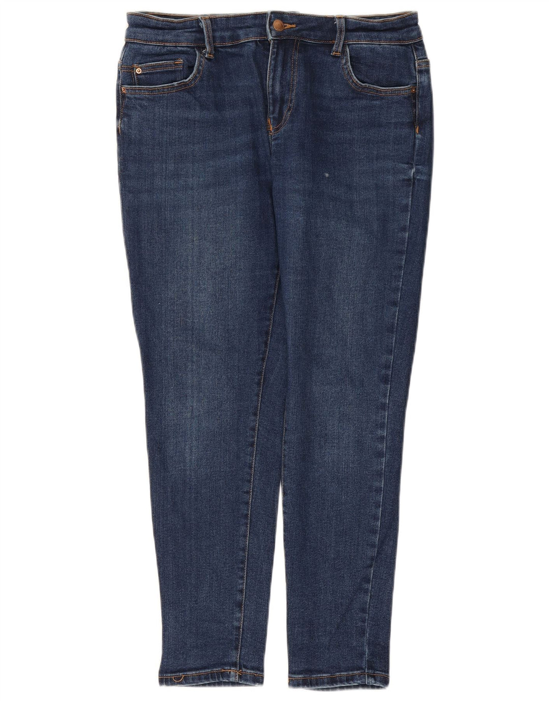 Zara Mujer Vaqueros Slim EU 40 Medium W30 L27 Azul